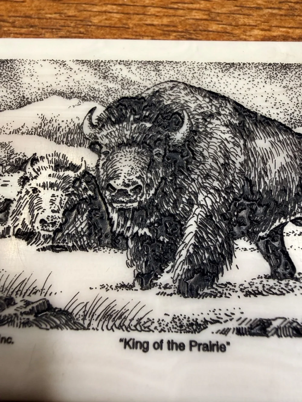 MONTANA MARBLE, INC. 1996 Dave Maloney “King of the Prairie” Tile